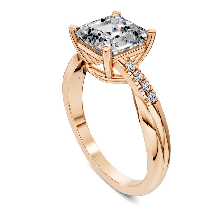 Destiny Twisted Pavé Ring