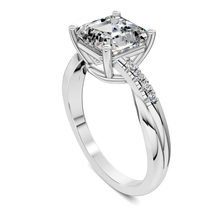 Destiny Twisted Pavé Ring