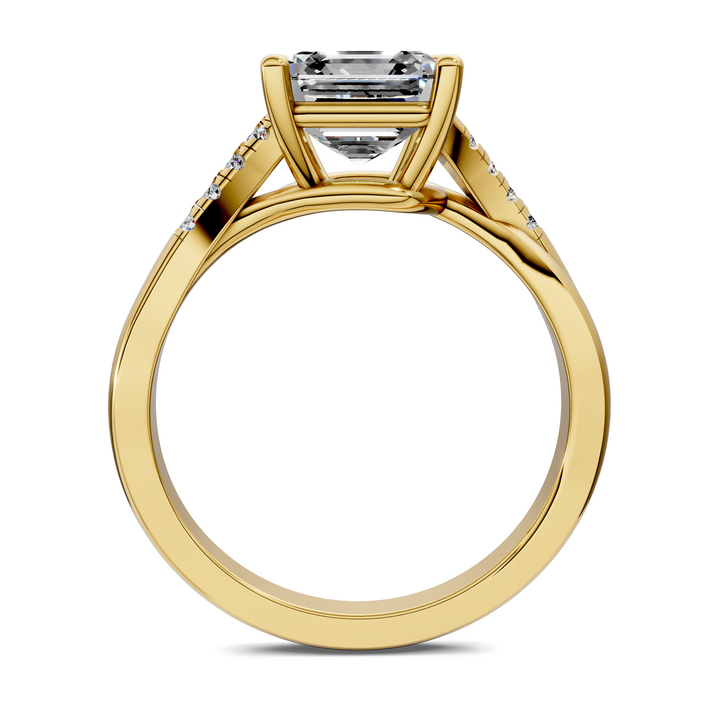 Destiny Twisted Pavé Ring