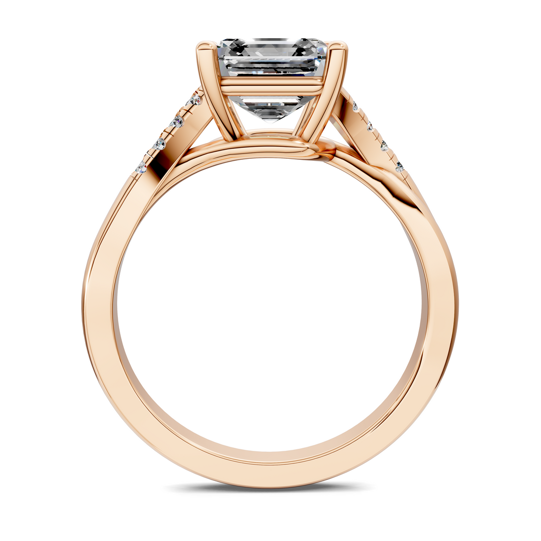 Destiny Twisted Pavé Ring