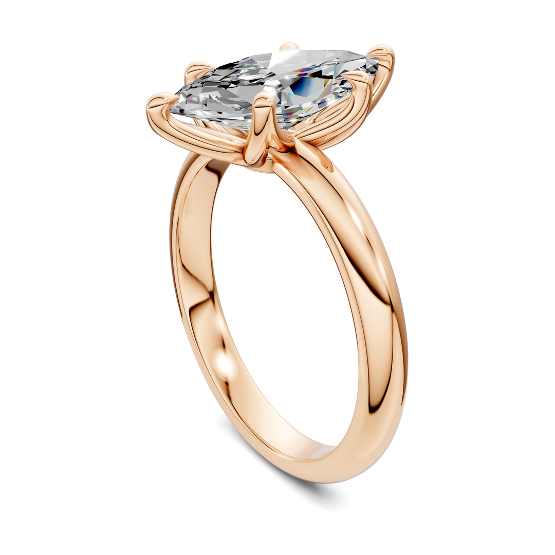 Leanne Floral Basket Ring