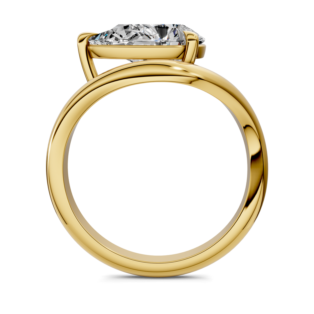 Amie East-West Sculptural Ring Setting