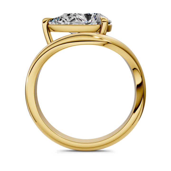 Amie East-West Sculptural Ring Setting