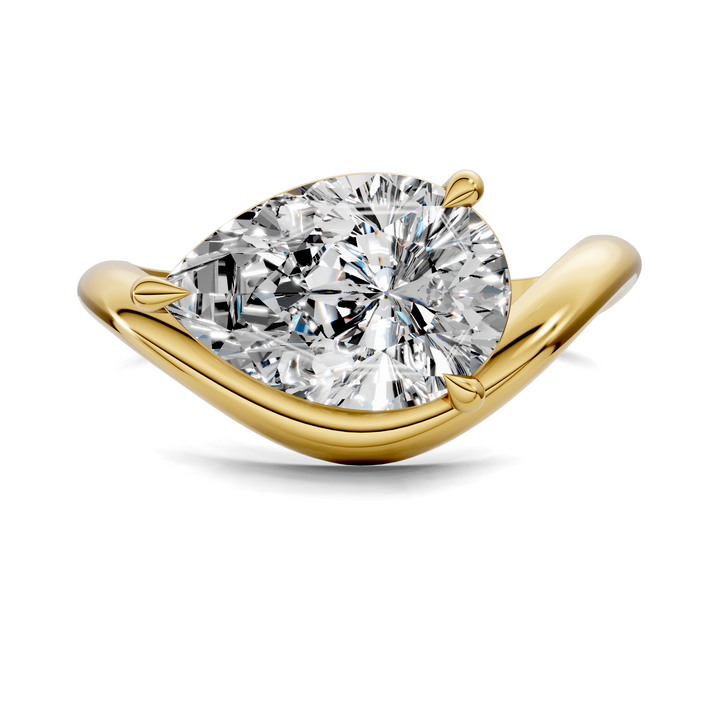 Amie East-West Sculptural Ring