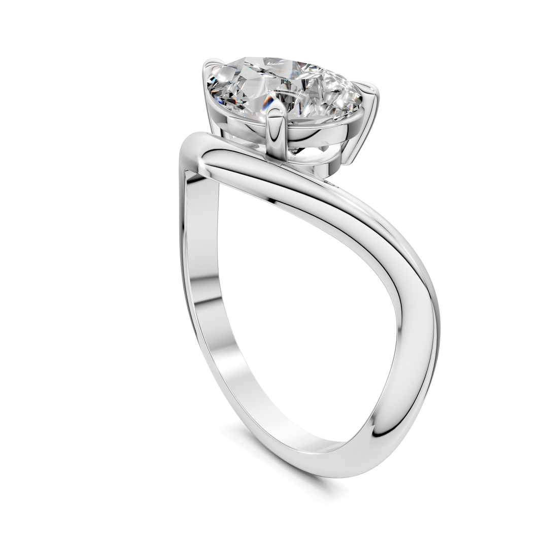 Amie East-West Sculptural Ring