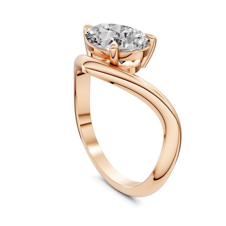 Amie East-West Sculptural Ring
