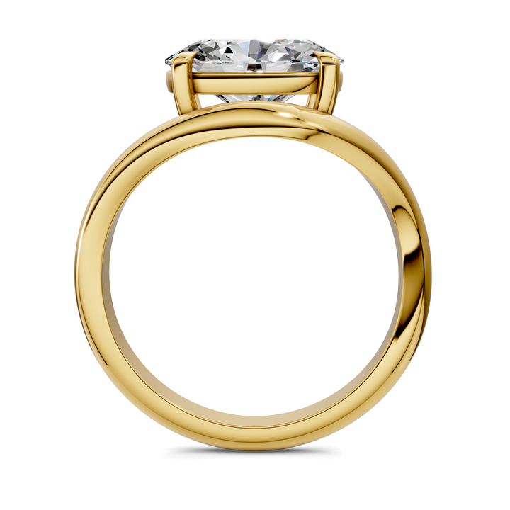 Amie East-West Sculptural Ring Setting