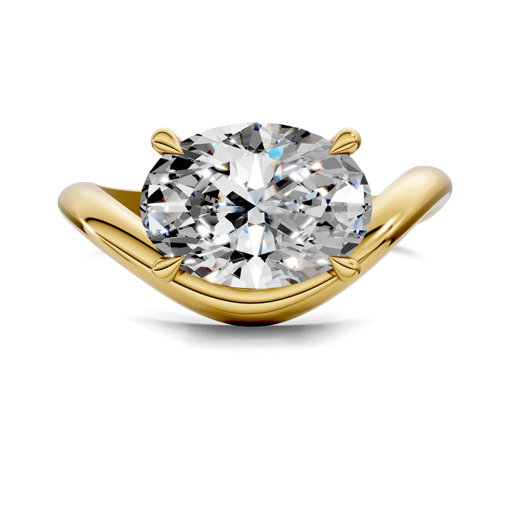 Amie East-West Sculptural Ring