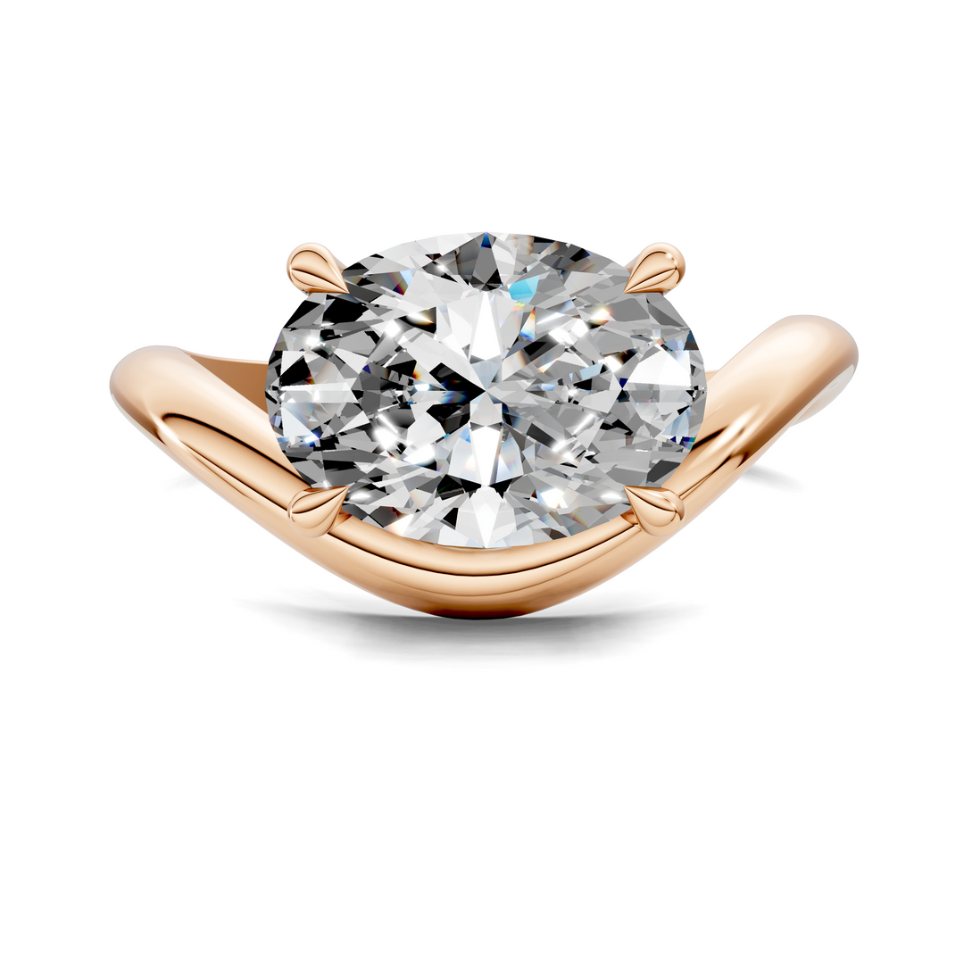 Amie East-West Sculptural Ring