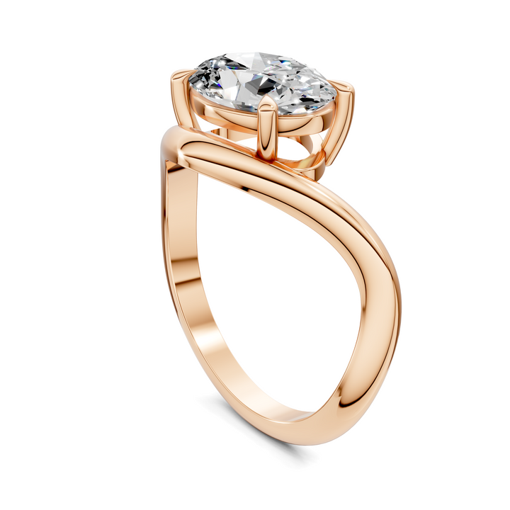 Amie East-West Sculptural Ring