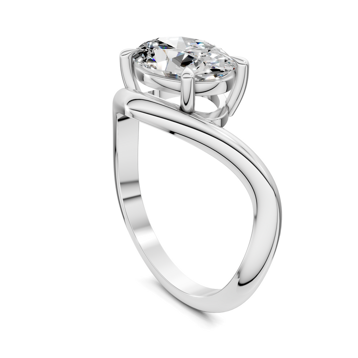 Amie East-West Sculptural Ring