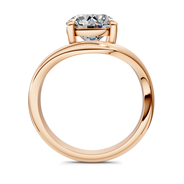 Amie East-West Sculptural Ring Setting