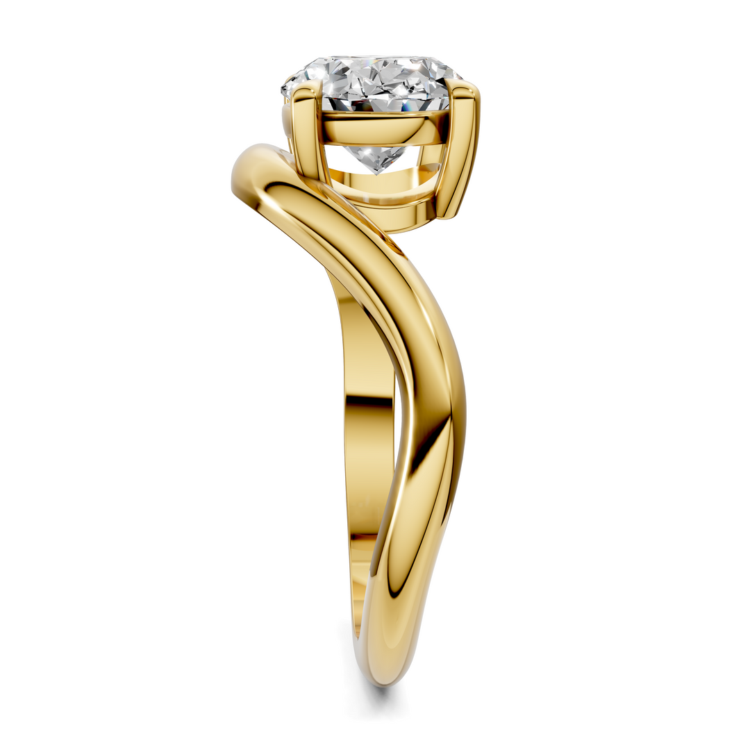 Amie East-West Sculptural Ring