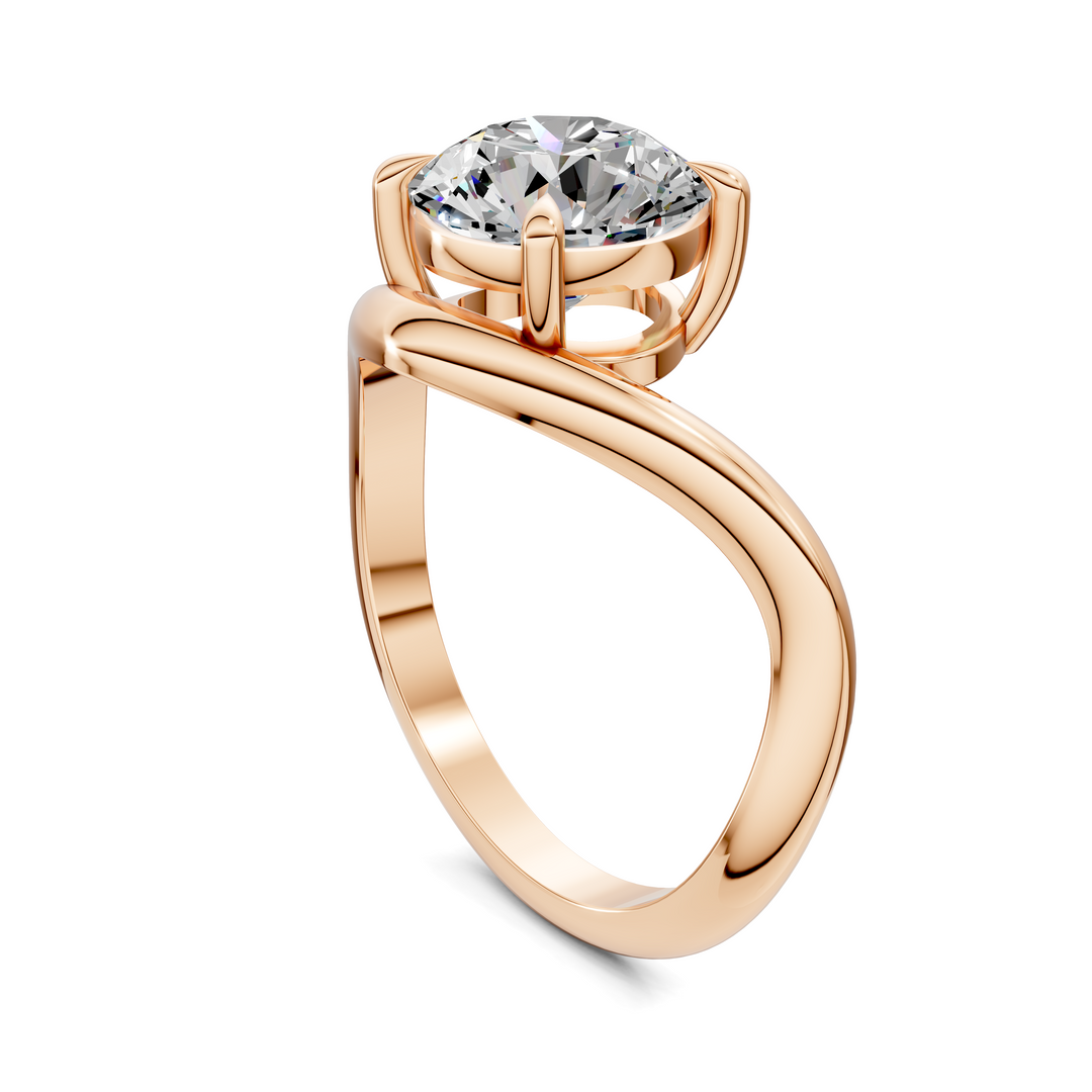 Amie East-West Sculptural Ring Setting