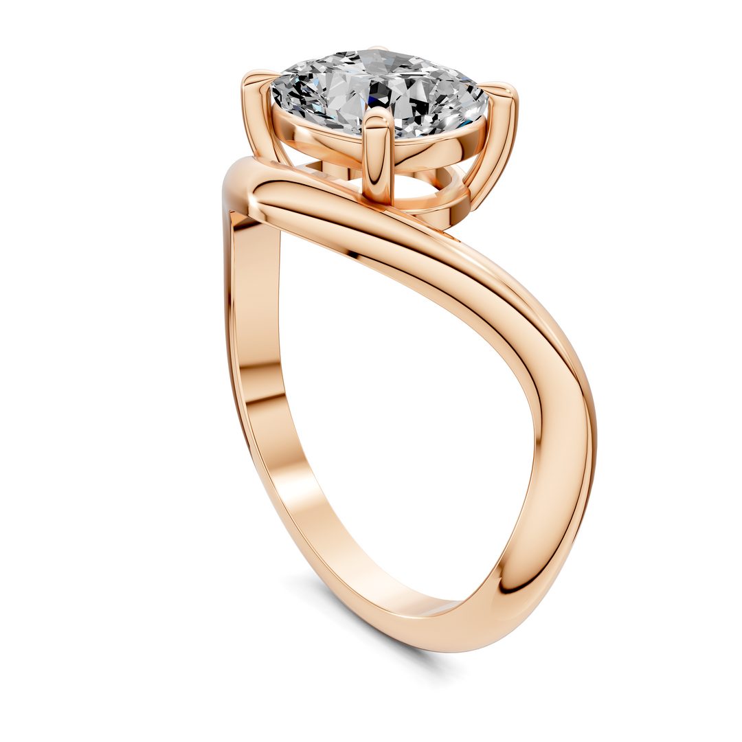 Amie East-West Sculptural Ring