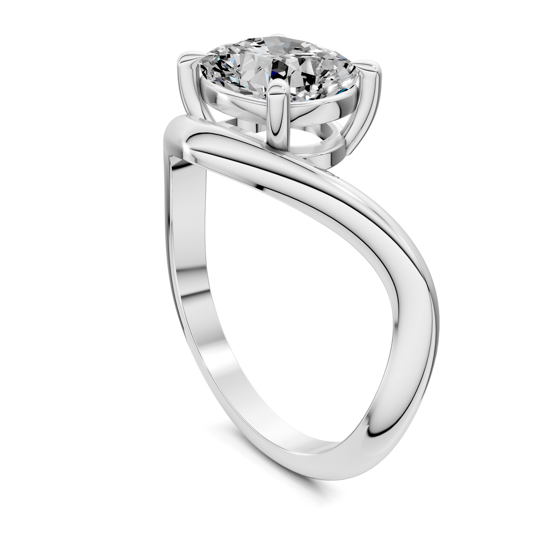 Amie East-West Sculptural Ring