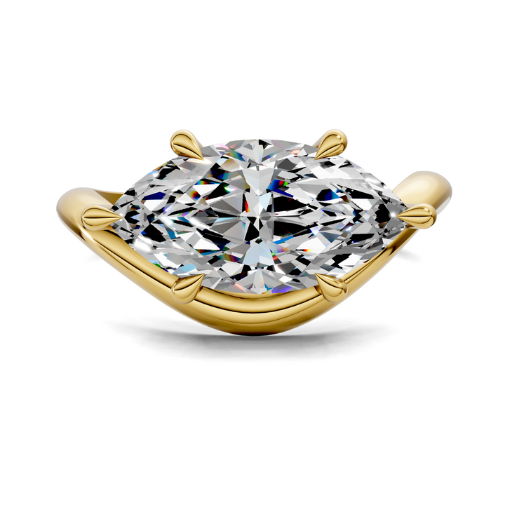 Amie East-West Sculptural Ring
