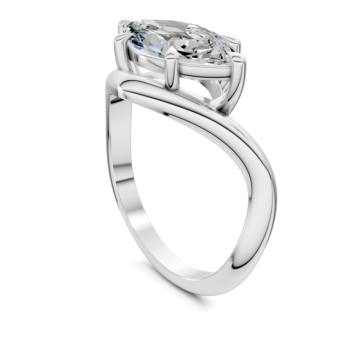 Amie East-West Sculptural Ring