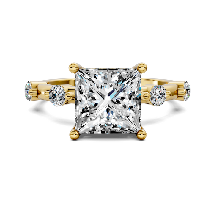 Serena Hidden Halo Accent Ring