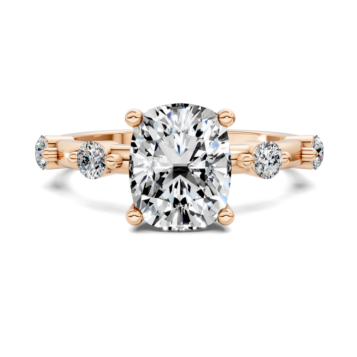 Serena Hidden Halo Accent Ring