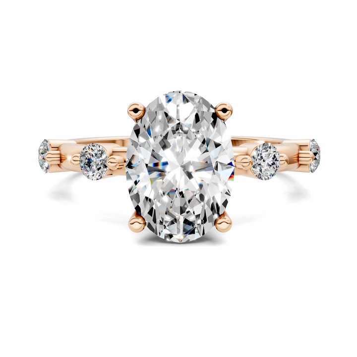 Serena Hidden Halo Accent Ring