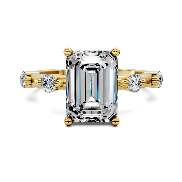 Serena Hidden Halo Accent Ring