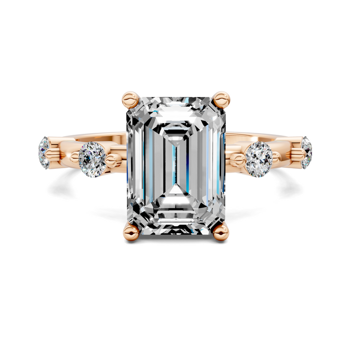 Serena Hidden Halo Accent Ring Setting