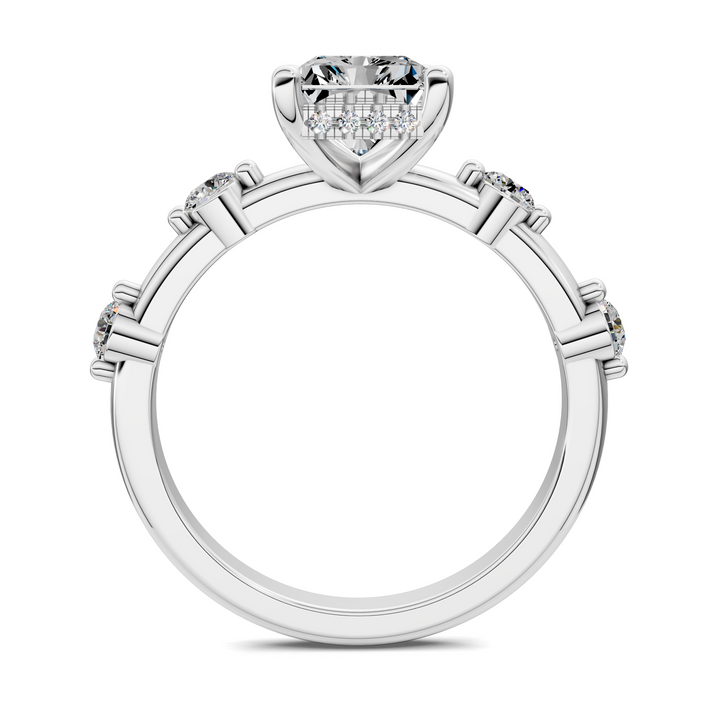 Serena Hidden Halo Accent Ring