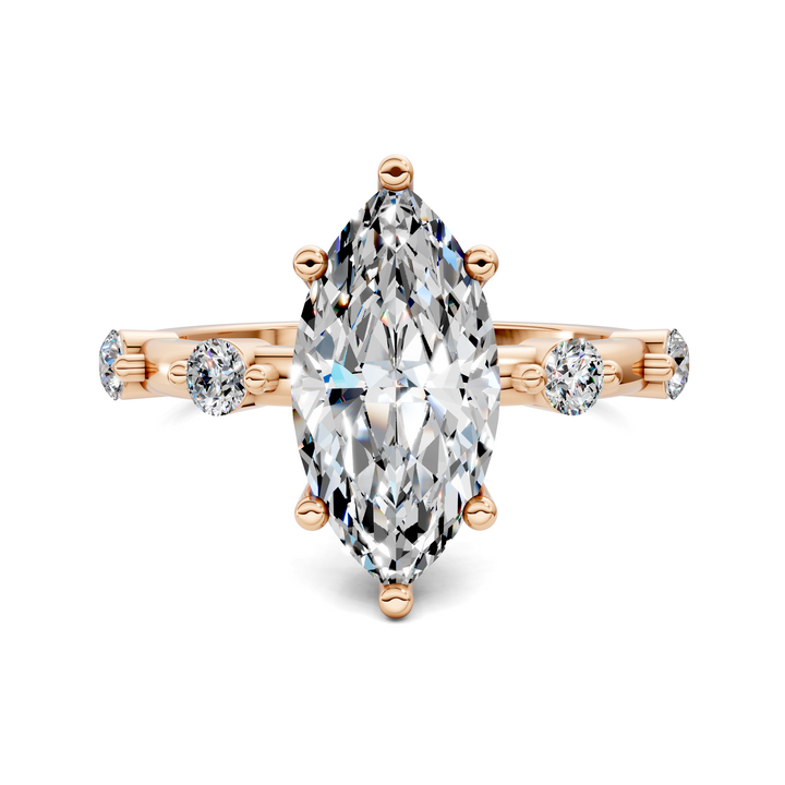 Serena Hidden Halo Accent Ring