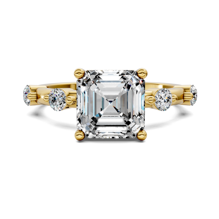 Serena Hidden Halo Accent Ring