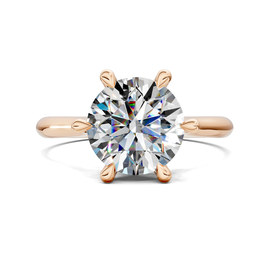 SA47 - Michelle Solitaire six prong Ring