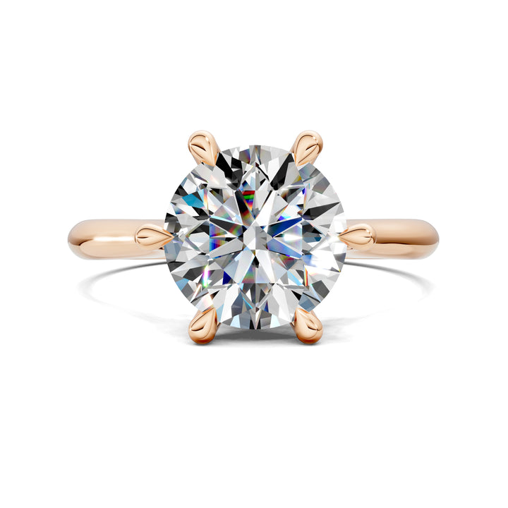 SA47 - Michelle Solitaire six prong Ring