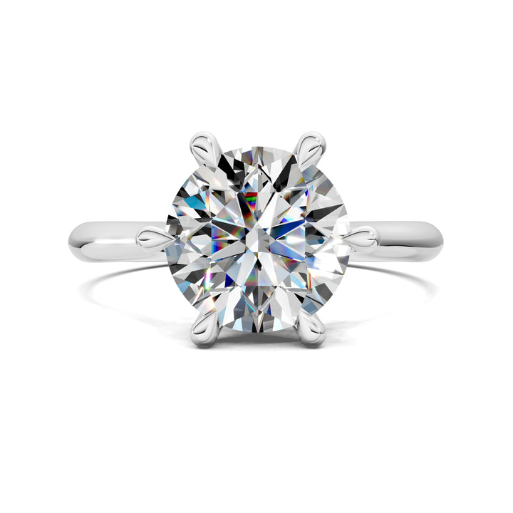 SA47 - Michelle Solitaire six prong Ring