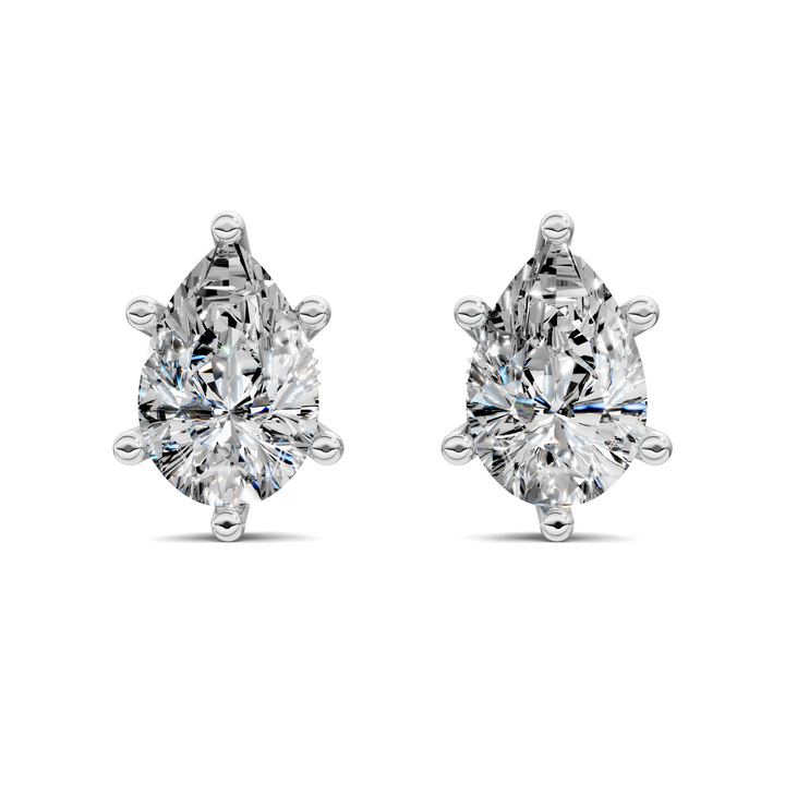 Pear Cut Basket Studs
