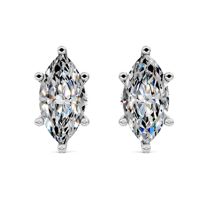 Marquise Cut Martini Stud Earrings