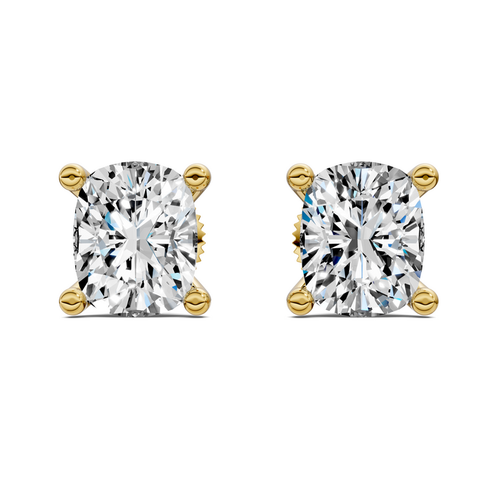 Cushion Cut Martini Stud Earrings