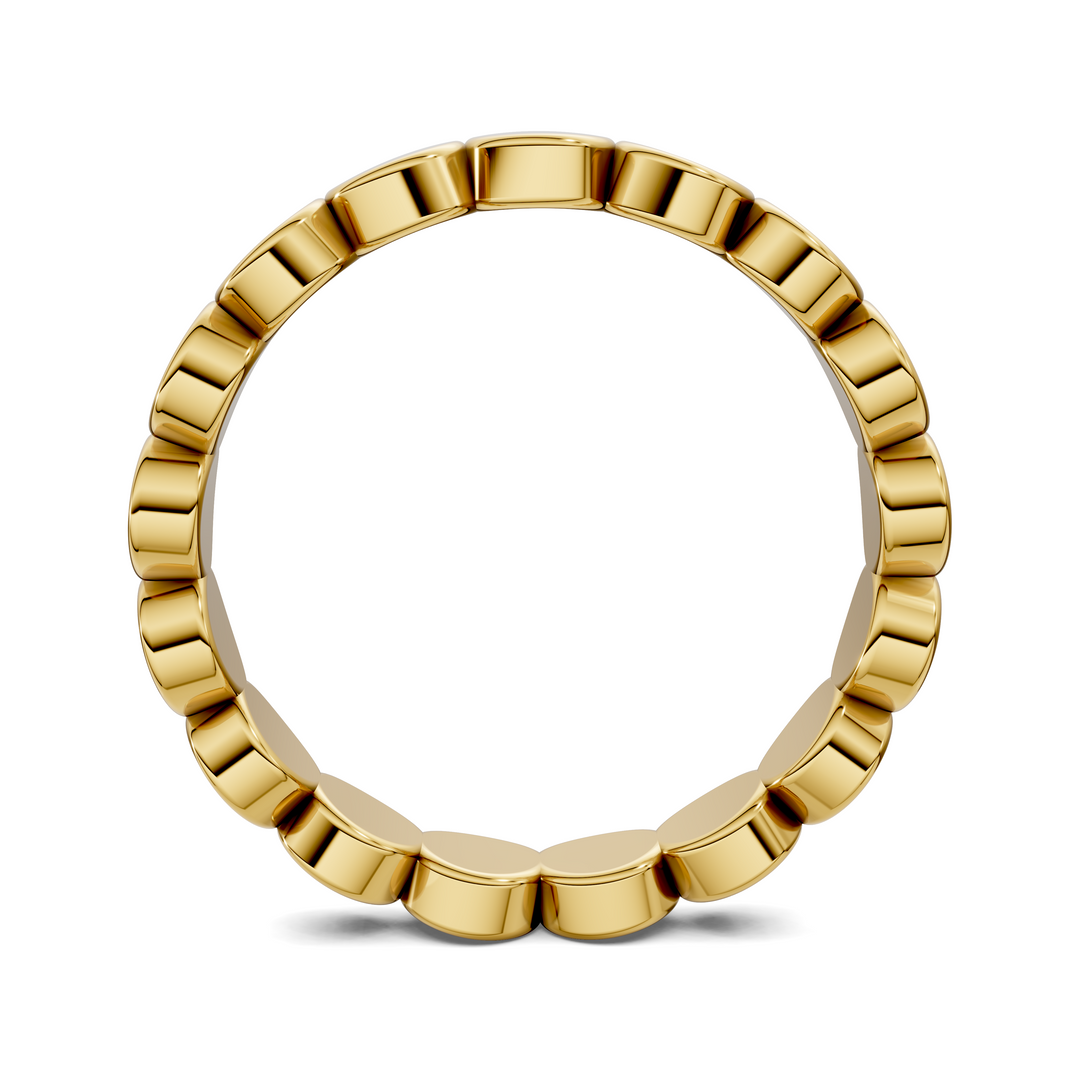 Laken Flat Beaded Band