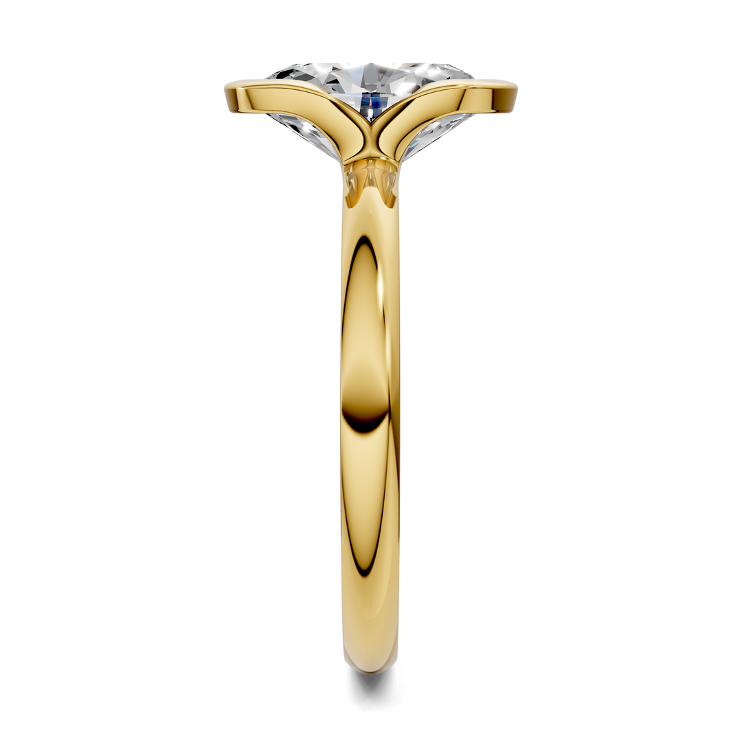 Shayla Half Bezel Ring
