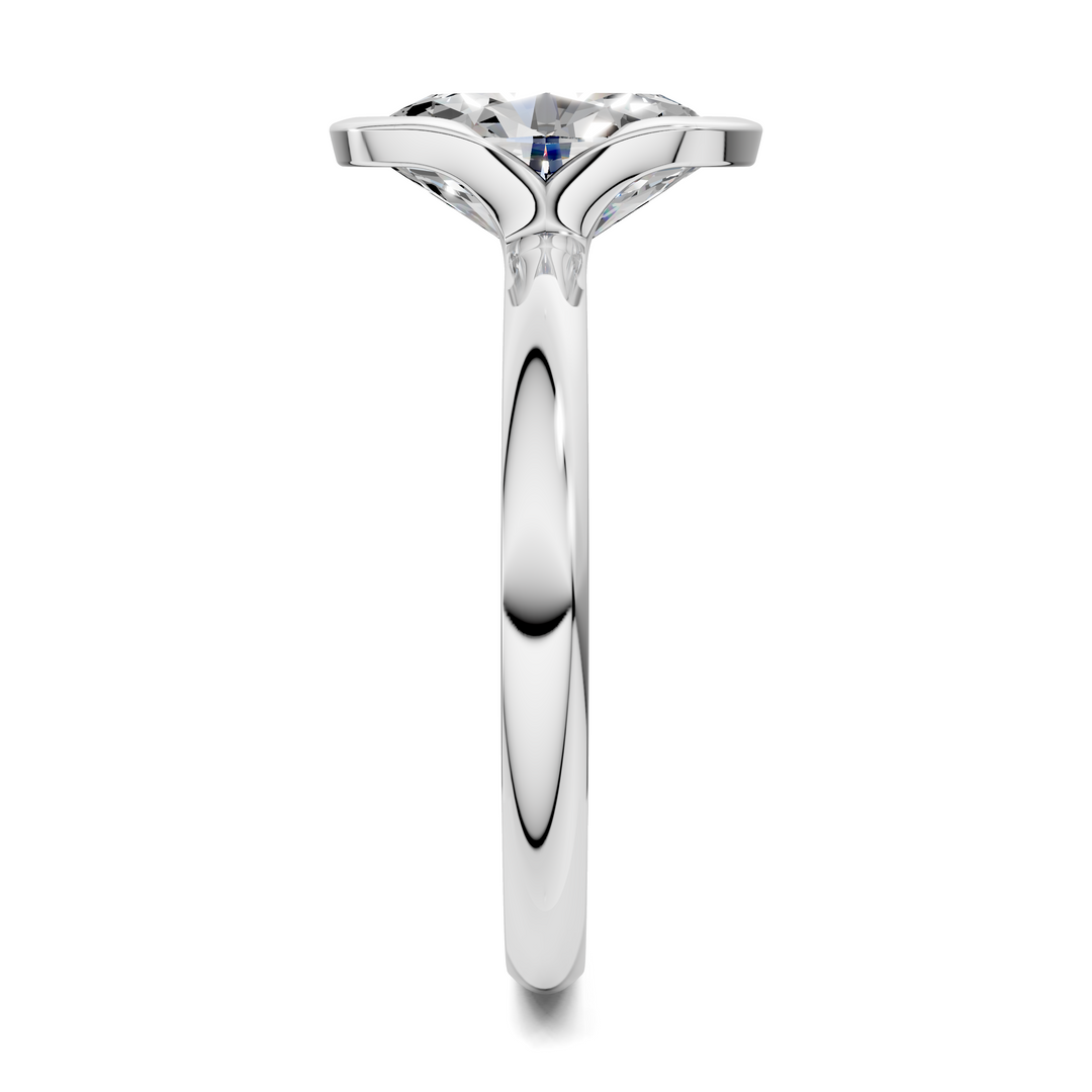 Shayla Half Bezel Ring