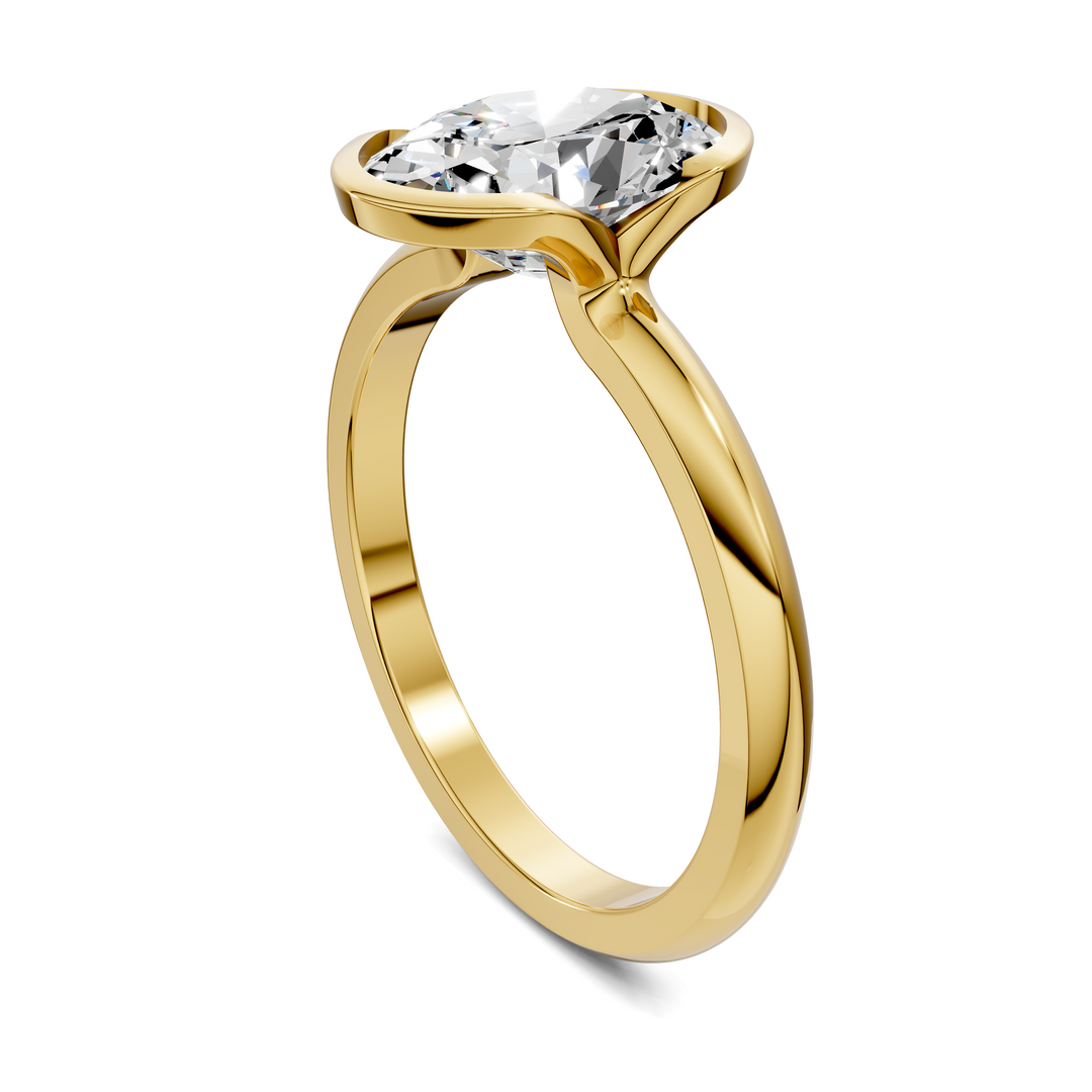 Shayla Half Bezel Ring Setting