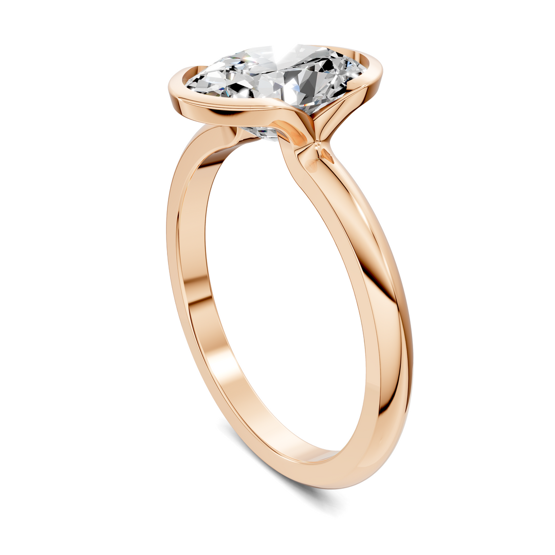 Shayla Half Bezel Ring