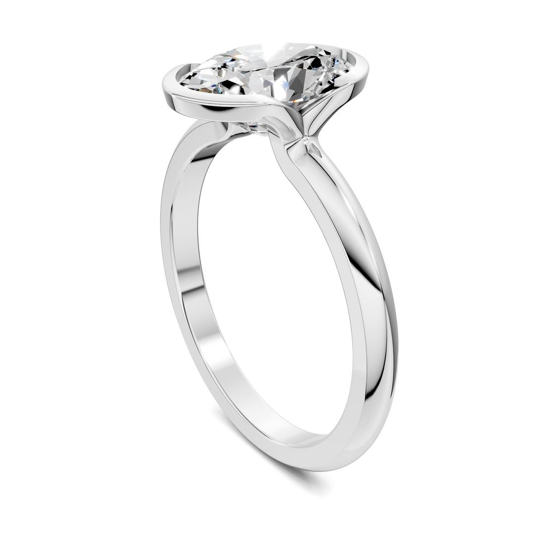 Shayla Half Bezel Ring Setting