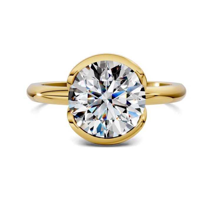 Shayla Half Bezel Ring Setting