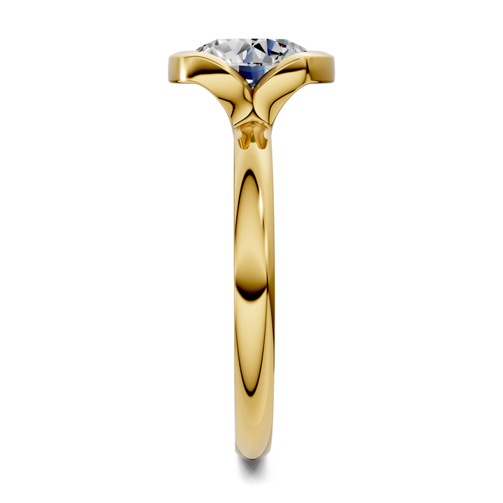 Shayla Half Bezel Ring Setting