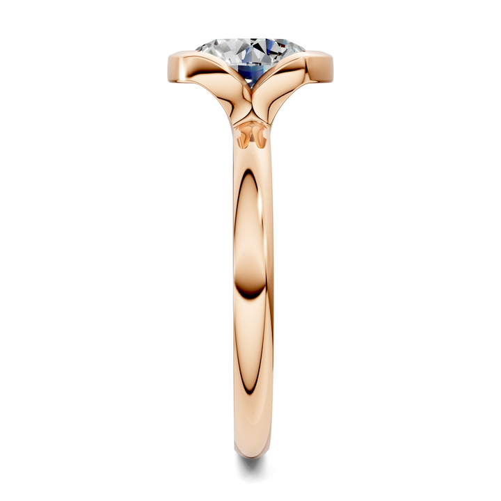 Shayla Half Bezel Ring Setting