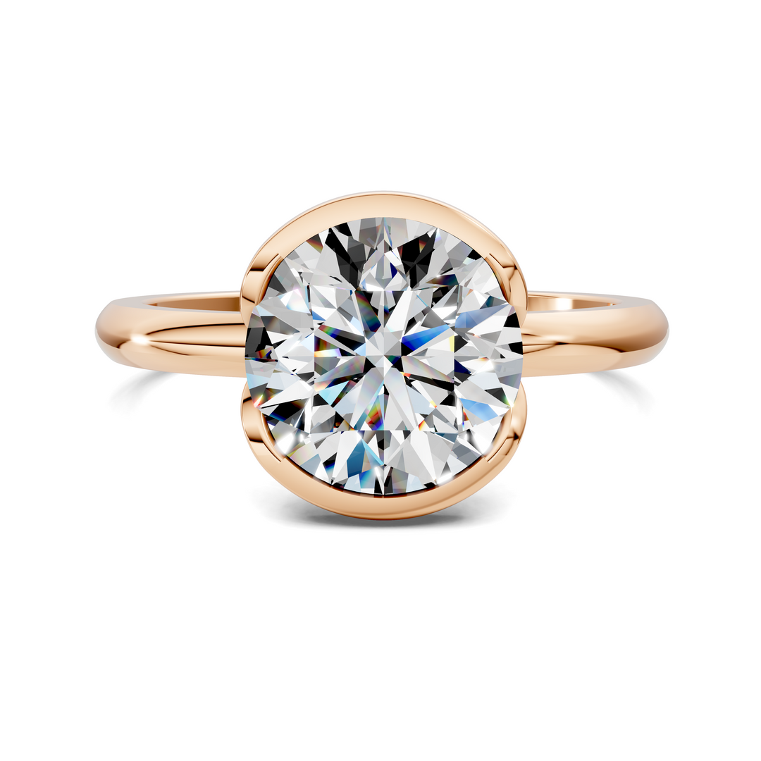 Shayla Half Bezel Ring Setting