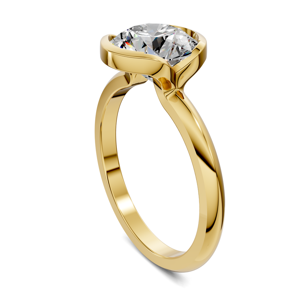 Shayla Half Bezel Ring Setting