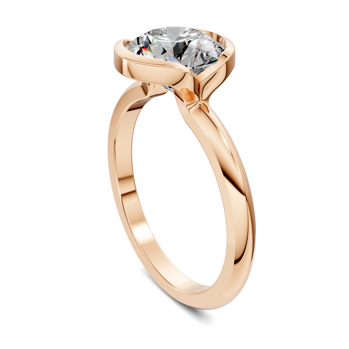 Shayla Half Bezel Ring Setting