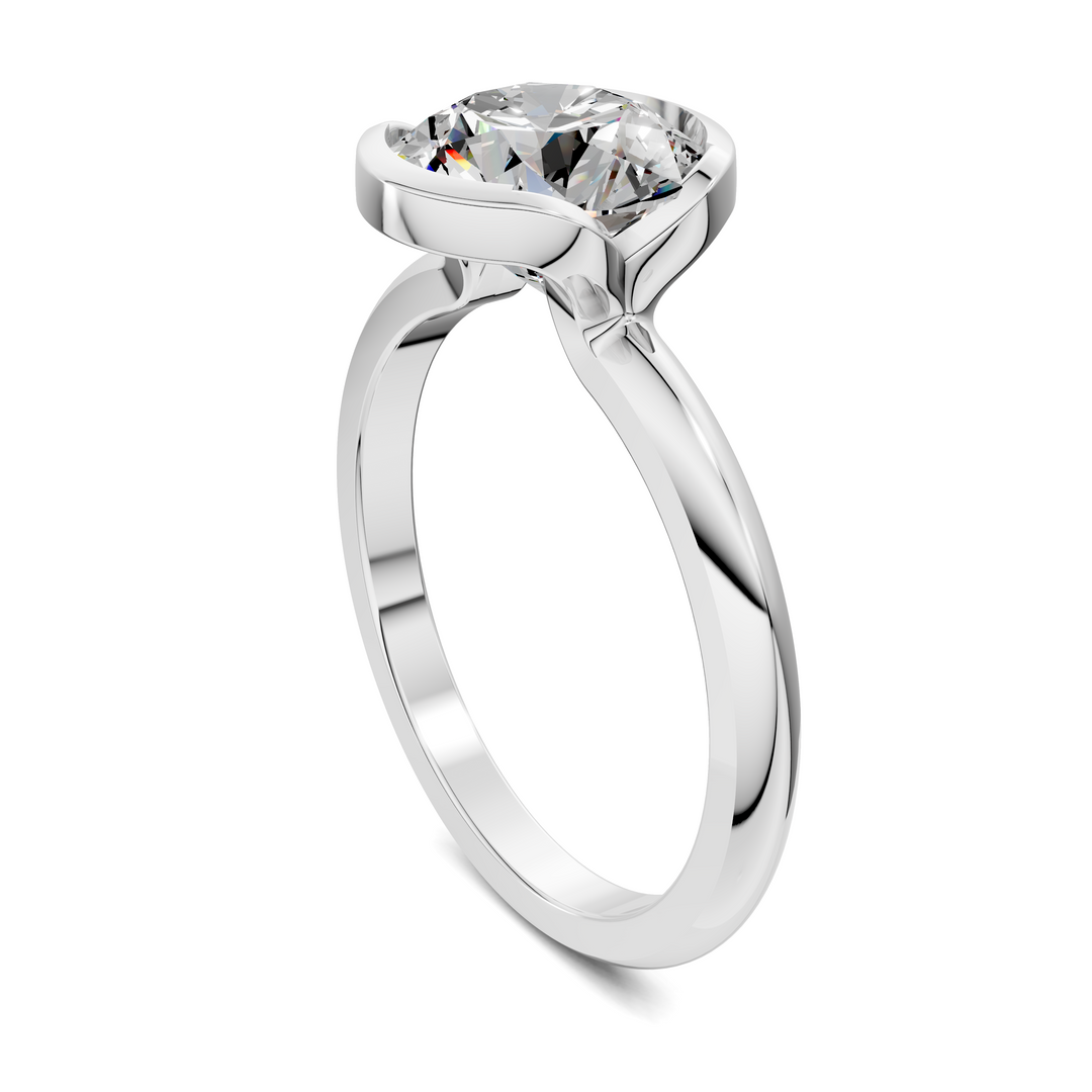 Shayla Half Bezel Ring Setting