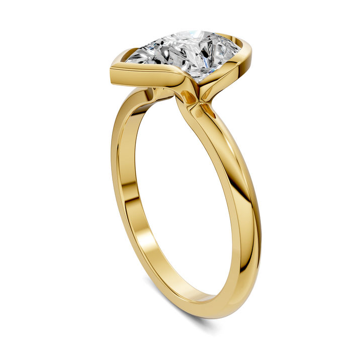 Shayla Half Bezel Ring Setting
